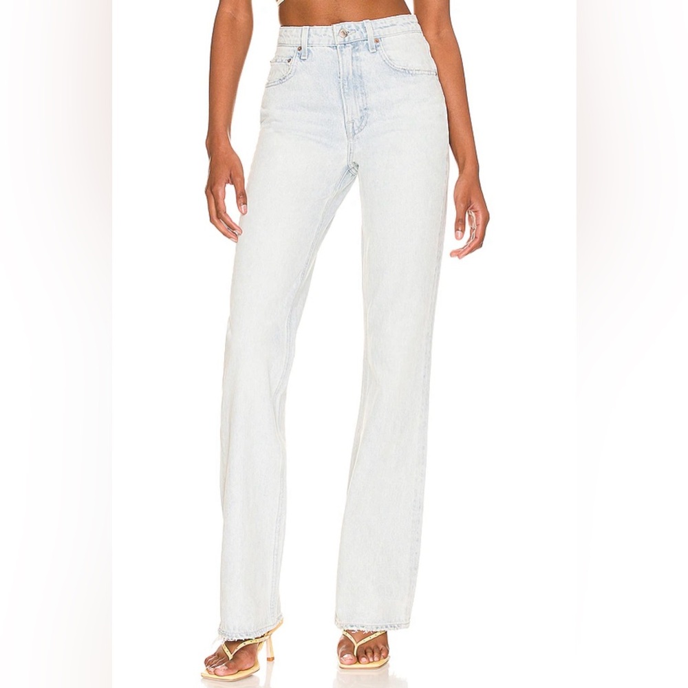 GRLFRND Melanie High Rise Flare in Bell Rock - Size 24
